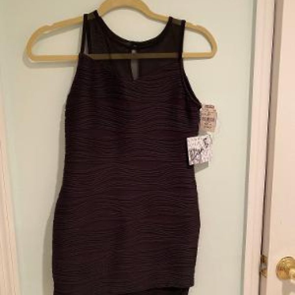 Brand New Elisa B Children's Black Dress - Size 14